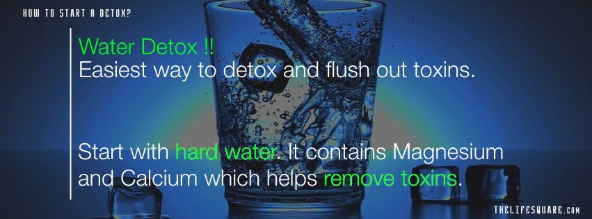 how to cleanse your body through water detox