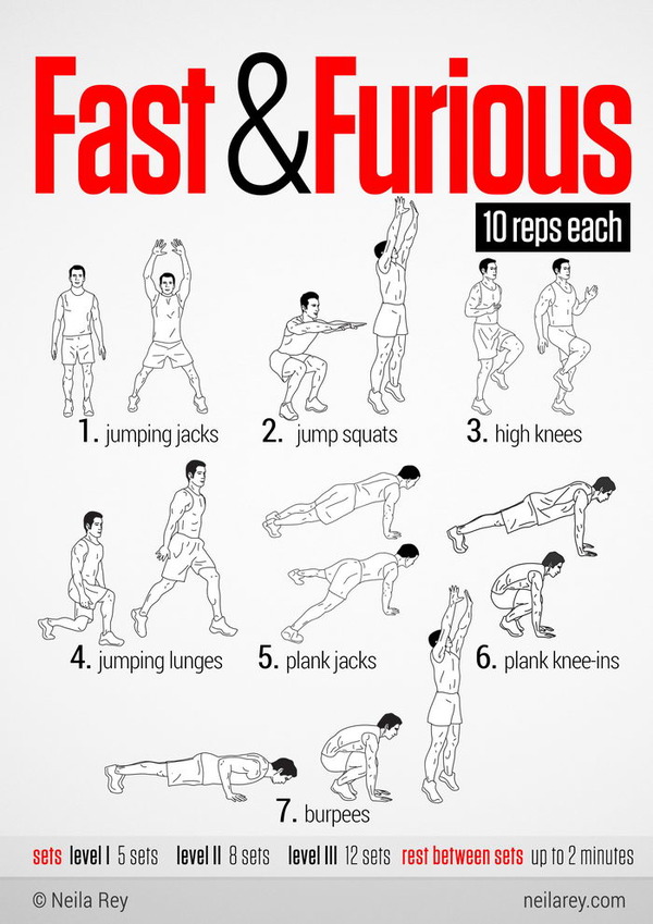 The fast and furious workout