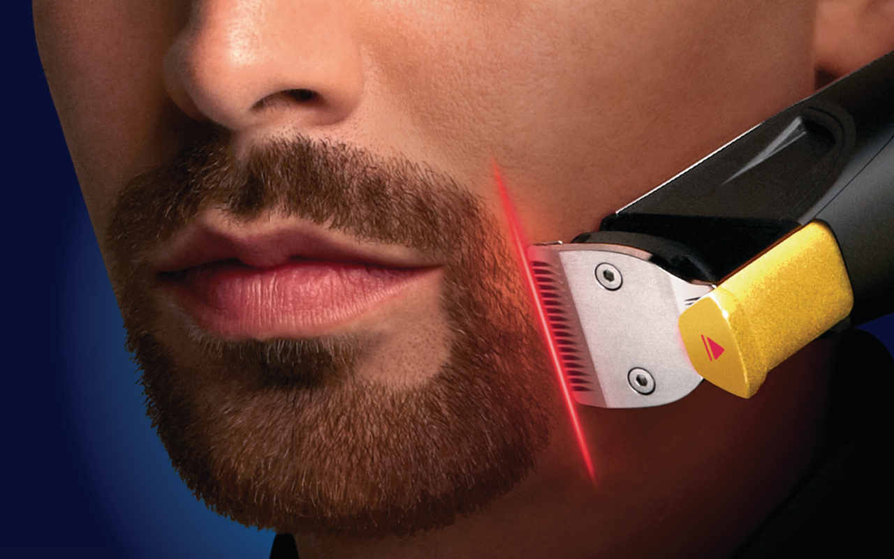 how to shape a goatee using a trimmer